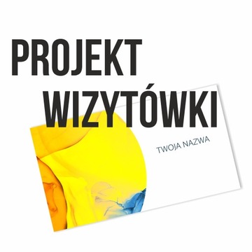 Projekt wizytówki 2 STRONY