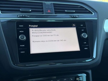 Volkswagen Tiguan II SUV 1.5 TSI EVO 150KM 2019 Volkswagen Tiguan Comfortline DSG ACC Reflektory LED Czujniki parkowania P, zdjęcie 31