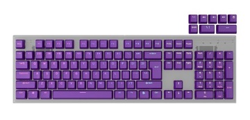 NAKŁADKI NA KLAWIATURĘ FIOLETOWE KEYCAPS LEAD 300