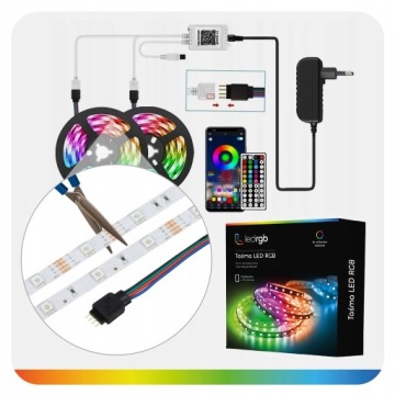 Светодиодная лента 12M RGB 5050 Bluetooth МОБИЛЬНОЕ ПРИЛОЖЕНИЕ ПУЛЬТ ДИСТАНЦИОННОГО УПРАВЛЕНИЯ МУЗЫКАЛЬНЫЙ НАБОР 12В