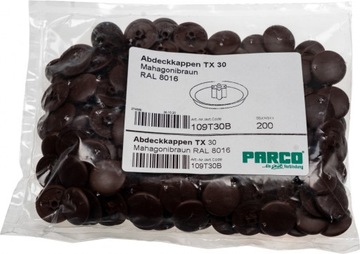Дюбели TX30 для оконных шурупов 7,5 мм, коричневые, 200 шт.