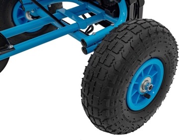 КАРТ С ПЕДАЛЯМИ, НАДУВАННЫЕ КОЛЕСА, РОЗОВЫЕ