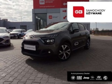 Citroen C3 III Hatchback Facelifting 1.2 PureTech 110KM 2023 Citroen C3 C3 1.2 PureTech Shine EAT6, salon PL, FV23 1.2 Benzyna 110KM