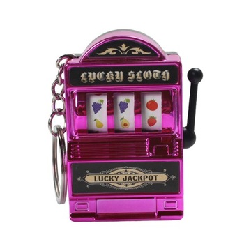 Мини-игровой автомат, брелок, мини-аркадная игра, игрушка для детей и мужчин, фиолетовый