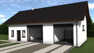 PROJEKT BUDYNKU GOSPODARCZEGO G0111