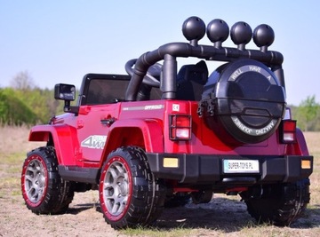MEGA JEEP FULLTIME, NAPĘD 4X4, 1X12V ,WOLNY START/