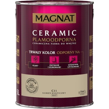 FARBA MAGNAT CERAMIC 5L C11 KAMIEŃ KSIĘŻYCOWY