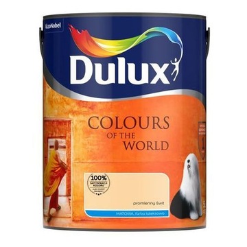 КРАСКА DULUX ЦВЕТА МИРА СИЯЮЩИЙ РАССВЕТ 5Л