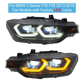 Pełny zespół reflektorów LED do lampy przedniej BMW serii 3 F30 F35 2013-2018