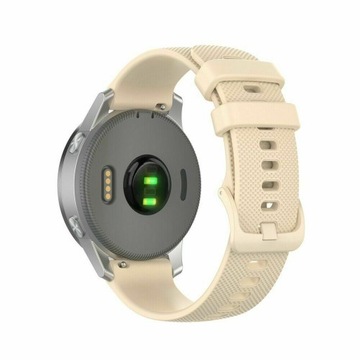 PASEK SILIKONOWY DO GARMIN VIVOACTIVE 4S BEŻOWY