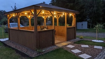 Садовые гирлянды, 10 м + 10 светодиодных ламп, 1 Вт, водонепроницаемые для использования на открытом воздухе