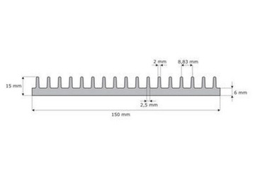 Radiator P3698/3cm K/W