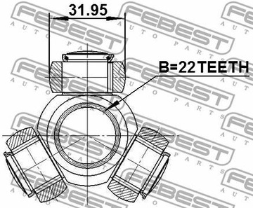 СОЕДИНЕНИЕ ВНУТРЕННЕЕ 0216-B10 FEBEST