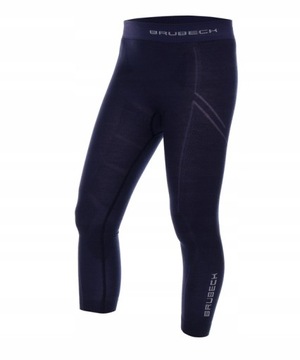 BRUBECK SPODNIE GETRY TERMOAKTYWNE LEGGINSY DZIECIĘCE WEŁNA MERINO WOOL 128