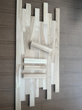 Parkiet Jesionowy Klepka Podłoga 22x70x300 Jesion Natur PRODUCENT