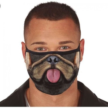 MASECZKA dla DOROSŁYCH ochronna BULDOG pies