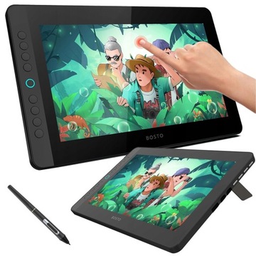 BOSTO Tablet graficzny do komputera 12HDK-T DOTYK