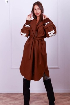 ЖЕНСКОЕ ФЛИСОВОЕ ПАЛЬТО с надписью QUEEN