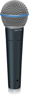 BA 85A Mikrofon dynamiczny przewód KOLOR 3 m Behringer +twarde etui, uchwyt