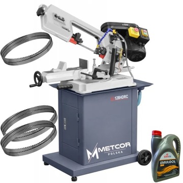 PRZECINARKA TAŚMOWA PIŁA DO METALU 128HDRC 230V SKRĘTNE RAMIĘ -45°60° 150mm