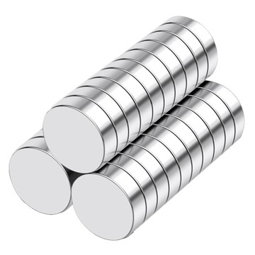 MAGNES NEODYMOWY WALCOWY 2x1 mm MOCNY, okrągły, krążek, HUNTER - 100 SZTUK