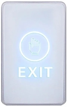 NATYNK PRZYCISK WYJŚCIA EXIT OTWARCIA DRZWI LED FURTKA BRAMA DOMOFON BIAŁY