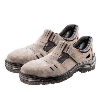 BUTY ROBOCZE SANDALY ZAMSZOWE R44 SZARE