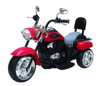 МОТОР ЧОППЕР НОЧНОЙ ВЕЛОСИПЕД ДЕТСКИЙ, КРАСНЫЙ!!!