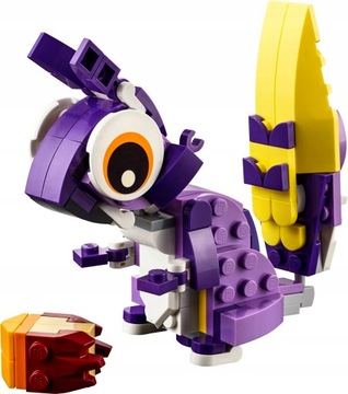 LEGO Creator 31125 Forest Creatures 3в1 Сова Еж Олень Кролик 7+