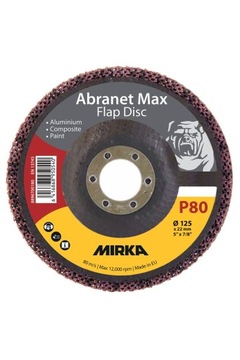 MIRKA ABRANET MAX TARCZA LAMELKOWA LAMELKA 125 P60