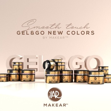 Гель для наращивания ногтей MAKEAR GEL GO BUBBLE GUM