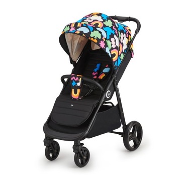Wózek spacerowy spacerówka 22 kg duże koła i kosz GRANDE PLUS Kinderkraft
