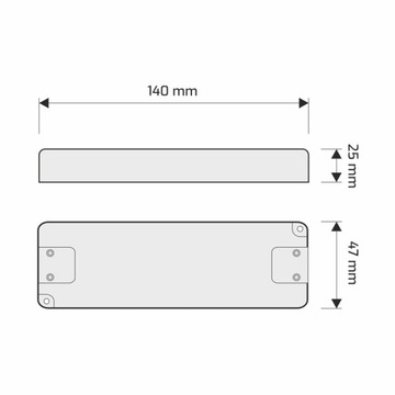 ZASILACZ LED 24W 12V TRANSFORMATOR MEBLOWY DO TAŚM OPRAW LEDOWYCH