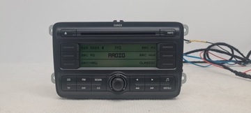 Skoda Dance Fabia II Roomster Radio Mp3 5J0035161z kodem
