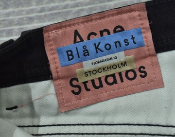 ACNE STUDIOS River Stay Black Jeansy W30 L34