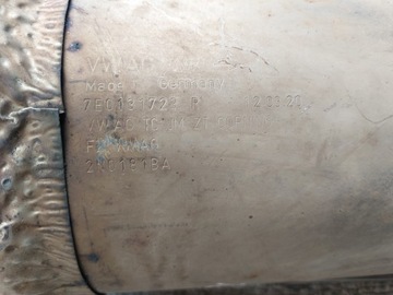 FILTR DPF KATALIZATOR VW T6 7E0131723R 7E0131700A 2020r