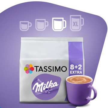 Капсулы Tassimo, набор кофе с молоком, шоколад Milka, 5+1 БЕСПЛАТНО!