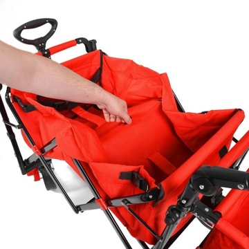 ДЕТСКАЯ ТРАНСПОРТНАЯ КОЛЯСКА ДЛЯ ОТДЫХА, СКЛАДНОЙ ВЕРХ, РЕМНИ, HECHT 50006