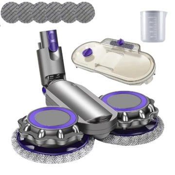 Turbo SZCZOTKA MOP DO ODKURZACZA DYSON V12 Digital Slim V10 Slim 6 ściereczka