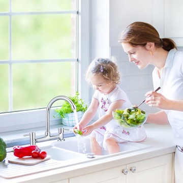 Смеситель для раковины, смеситель для кухни на 2 отверстия, смеситель для посудомоечной машины