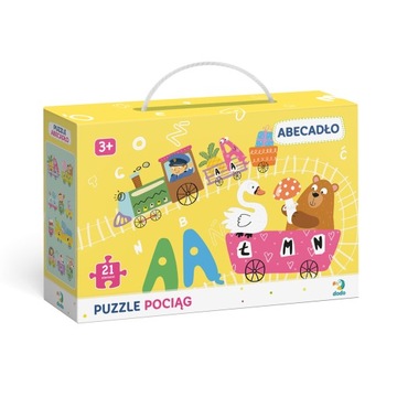 Dodo Toys Puzzle Pociąg abecadło 21 el. 300149