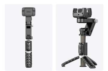 SELFIE STICK STABILIZATOR GIMBAL STATYW ZE ŚWIATŁEM Q18