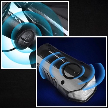 МОЩНАЯ ВЕЛОСИПЕДНАЯ ЛАМПА ПЕРЕДНЯЯ ЗАДНЯЯ СВЕТОДИОДНАЯ СЧЕТЧИКА ГРОМКИЙ ЗВОНОК АККУМУЛЯТОРНАЯ БАТАРЕЯ