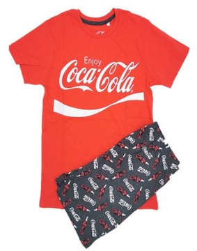 COCA-COLA Piżama krótki rękaw Coca Cola r. 152