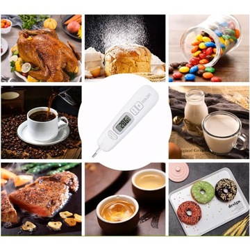ЦИФРОВОЙ КУХОННЫЙ ТЕРМОМЕТР ДЛЯ МЯСА, РЫБЫ, ВЫПЕЧКИ, ГРИЛЯ, ЖК-дисплей