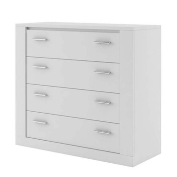 Komoda z SZUFLADAMI BIEL MAT 100x42x90 cm komoda szafka szuflady