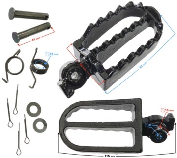 Передние подножки Hyper 125