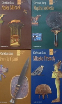 Christian Jacq ŚWIETLISTY KAMIEŃ 1-4 komplet