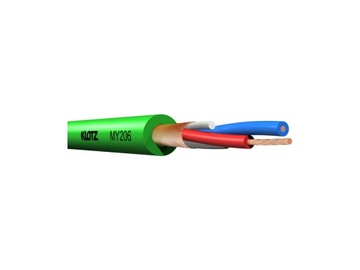 KLOTZ MY206 GN - kabel / przewód mikrofonowy zielo
