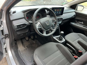 Dacia Sandero III Hatchback 5d 1.0 TCe 90KM 2021 Dacia Sandero 1.0 benzyna 91 KM zarej w PL bezwypadkowy serwisowany za, zdjęcie 7